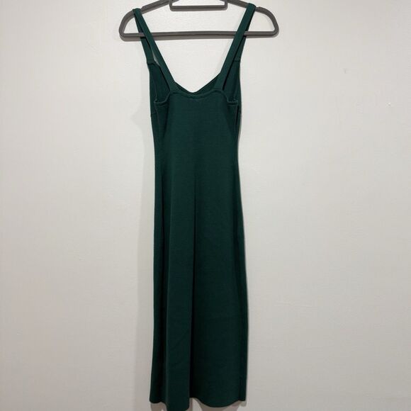 Abercrombie & Fitch Forest Green Strap Petite Women Dress Size Xsmall - Picture 4 of 10
